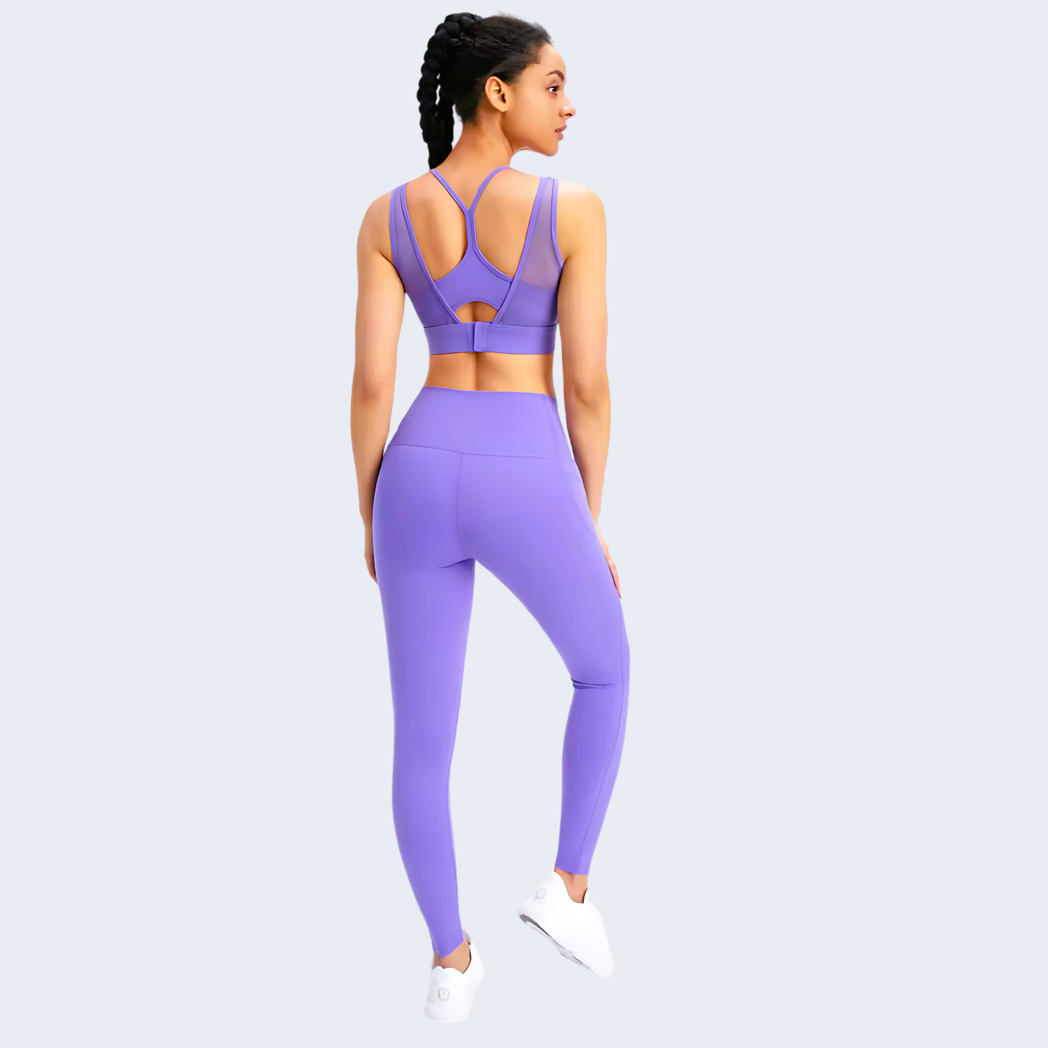 BB Mesh Sports Bra and Leggings Set