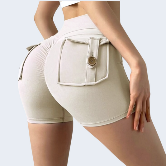 Active Shorts With Back Pockets