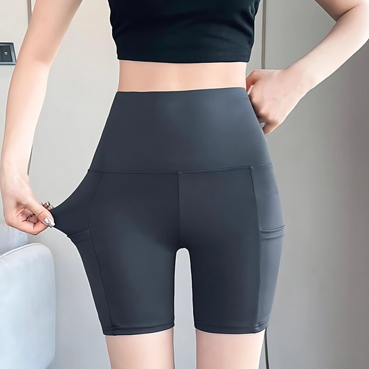 Active Shorts With Side Pockets